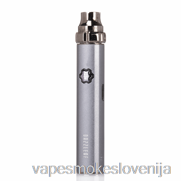 Vape Slovenija Dazzleaf Squarii Top Twist 510 Baterija Temno Siva